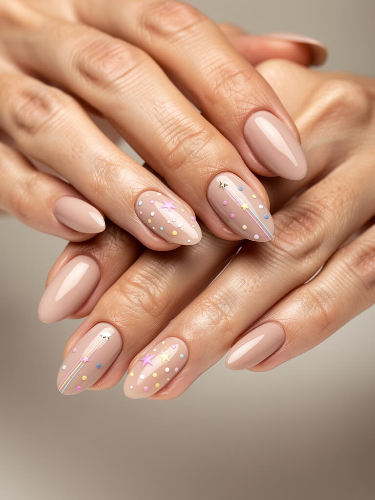 Birthday Nails - festive birthday manicure