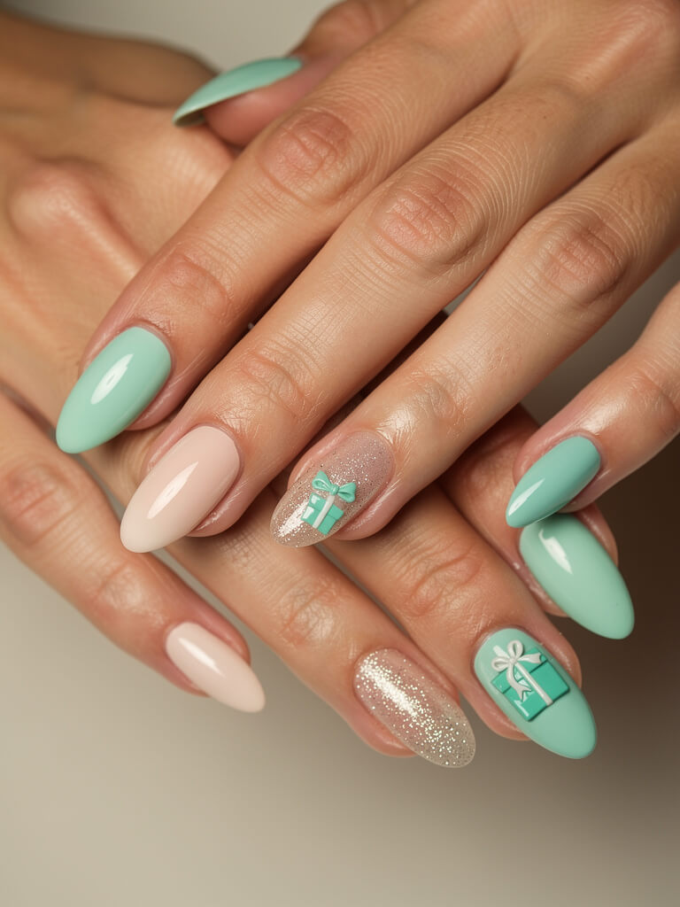 Birthday Nails - festive birthday manicure