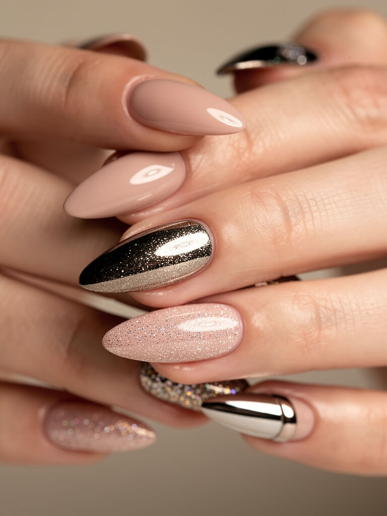 Birthday Nails - festive birthday manicure