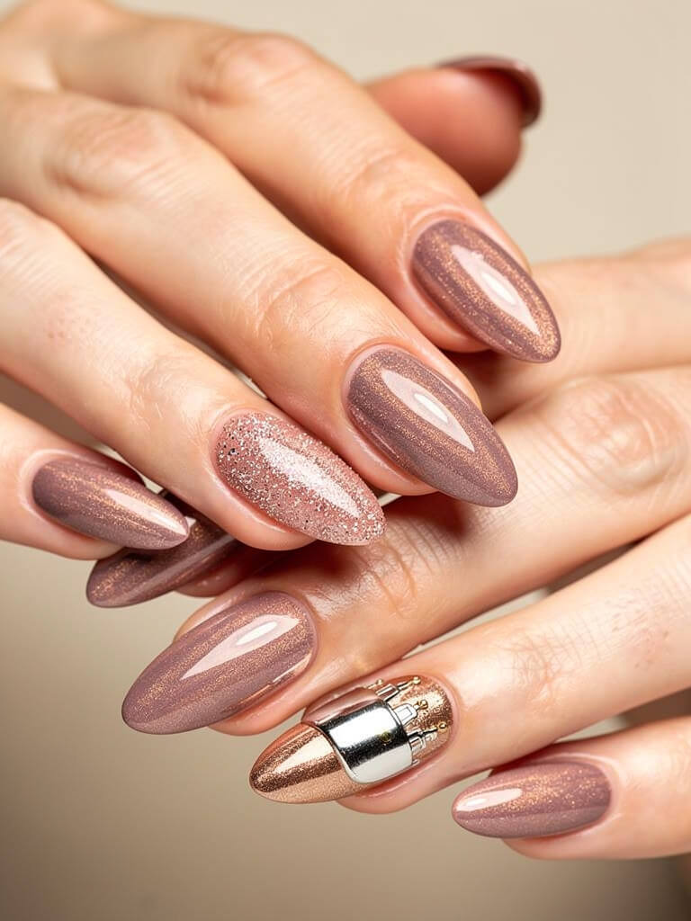 Birthday Nails - festive birthday manicure