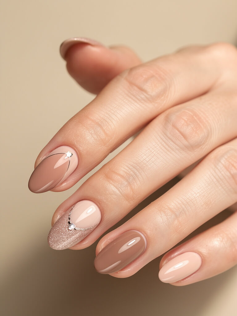 Clean Girl Nails - soft nude minimalist manicure