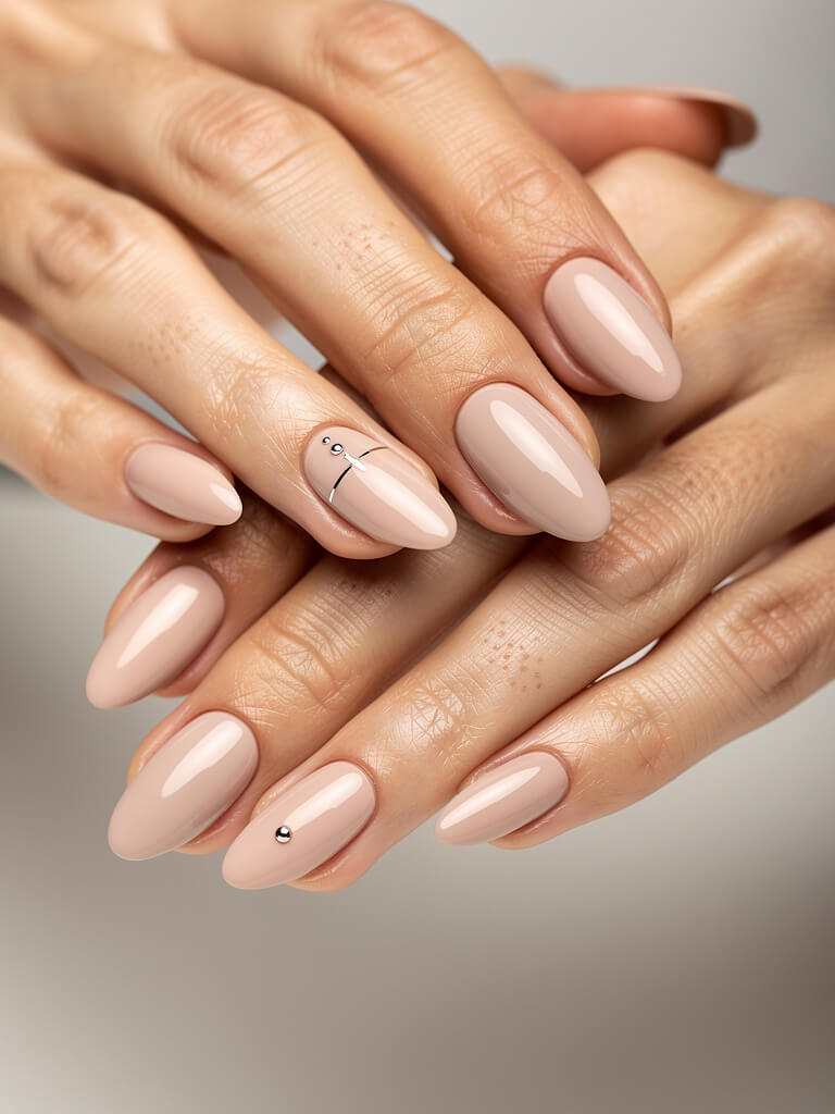 Minimal Nails - clean minimal negative space manicure