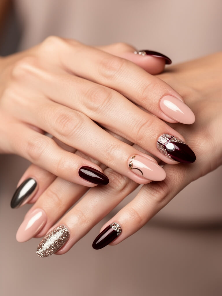 Party & Night Out Nails - glamorous night out manicure