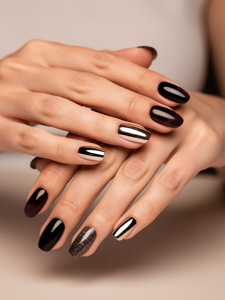 Party & Night Out Nails - glamorous night out manicure