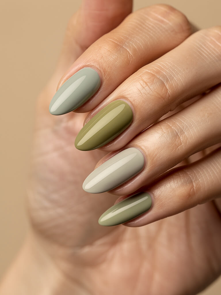 Spring Nails - pastel floral spring manicure