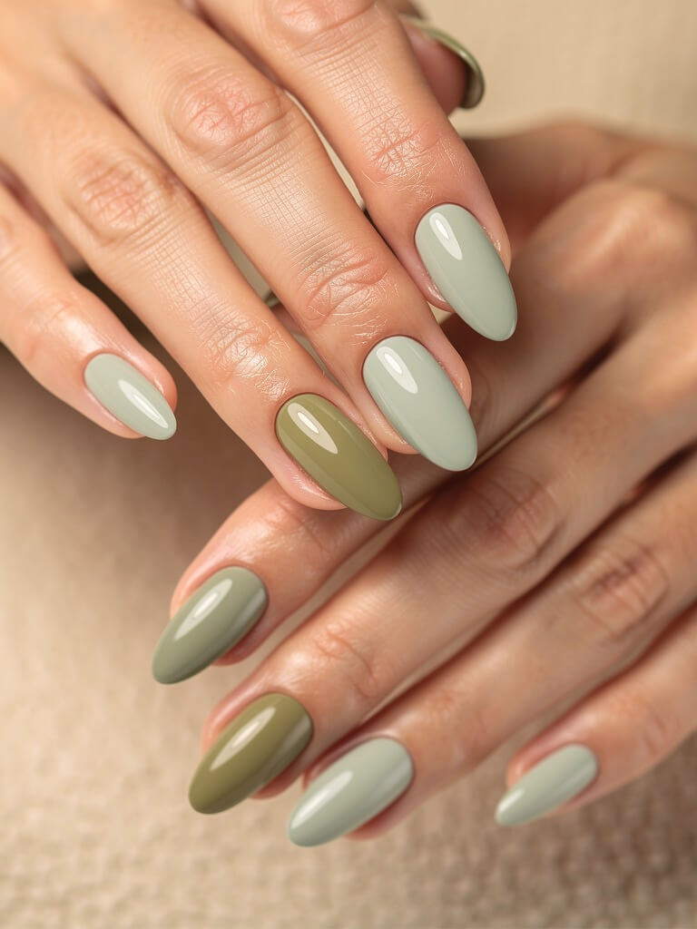 Spring Nails - pastel floral spring manicure