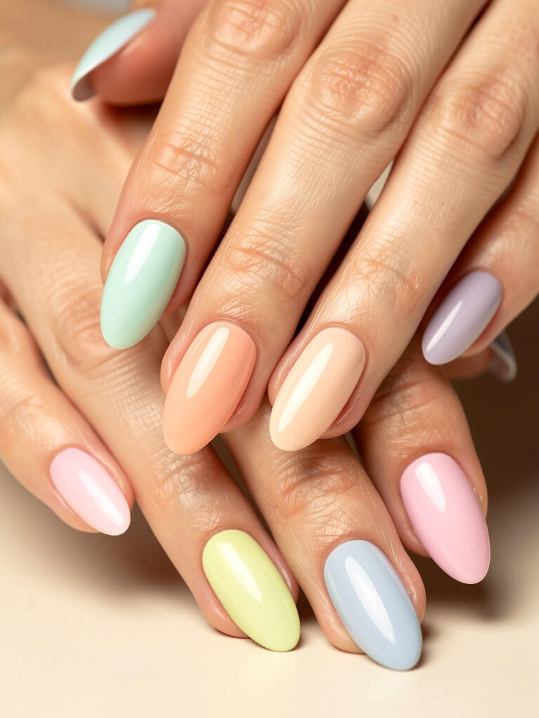 Summer Nails - bright summer manicure design