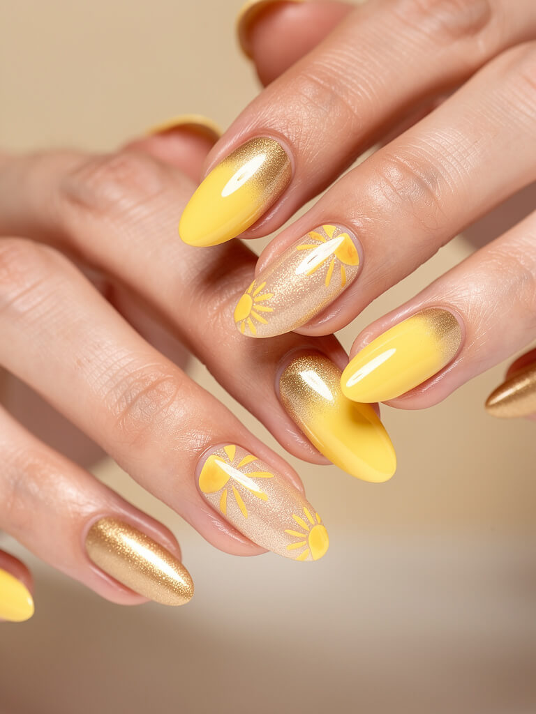 Summer Nails - bright summer manicure design