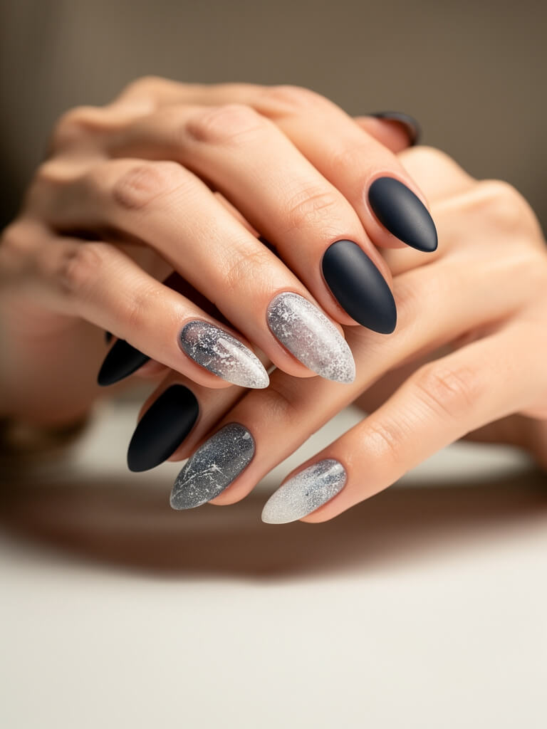 Winter Nails - winter seasonal manicure