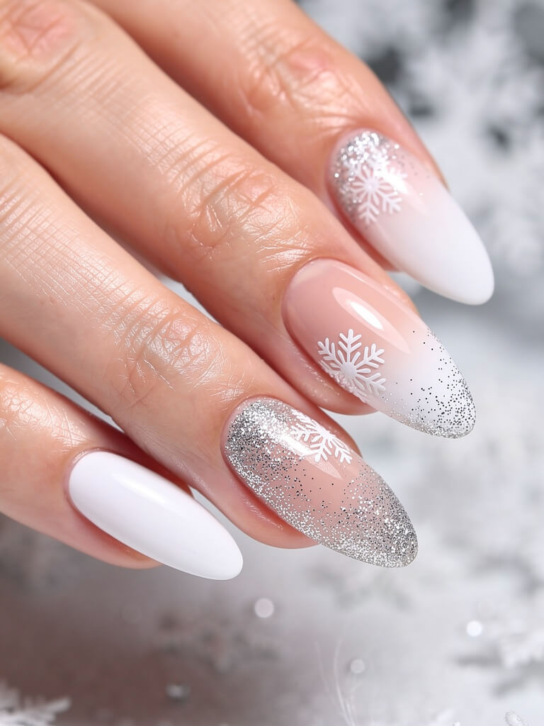Winter Nails - winter seasonal manicure