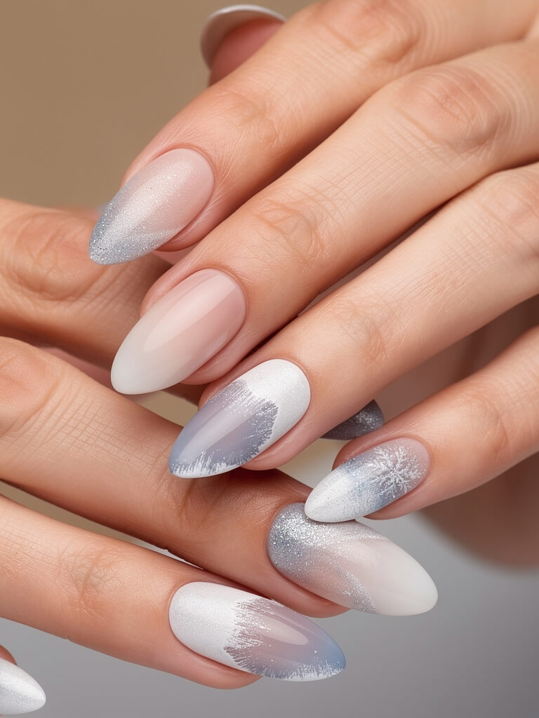 Winter Nails - winter seasonal manicure