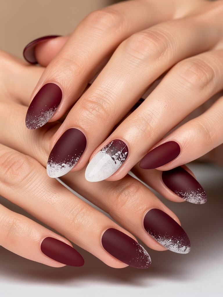 Winter Nails - winter seasonal manicure
