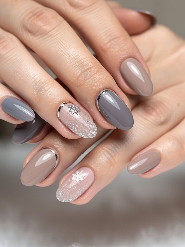 Winter Nails - winter seasonal manicure